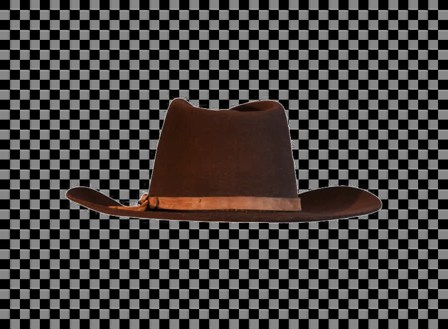 Brown Fedora Hat Transparent Background PNG Image