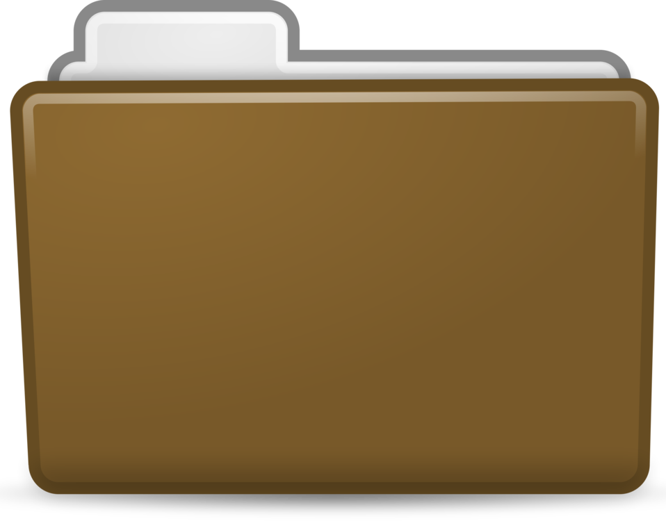 Brown Folder Icon PNG Image