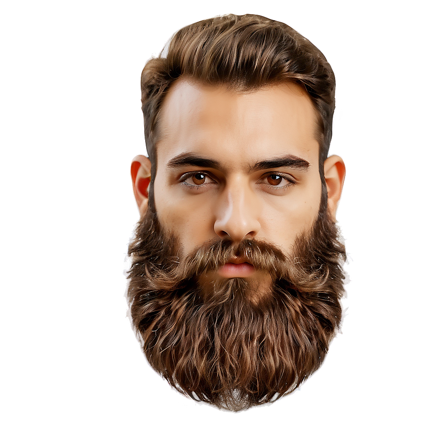 Brown Hair Beard Man Png Anm29 PNG Image