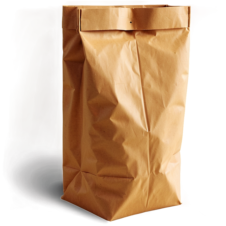 Brown Paper Bag D PNG Image