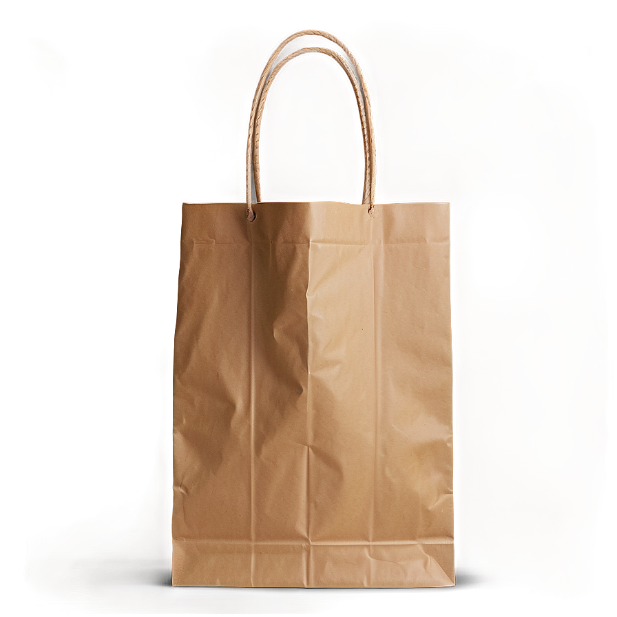 Brown Paper Shopping Bag Png Wjs PNG Image