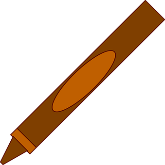 Brown Pencil Illustration.png PNG Image