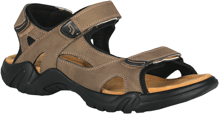 Brown Sports Sandal Product Image PNG Image