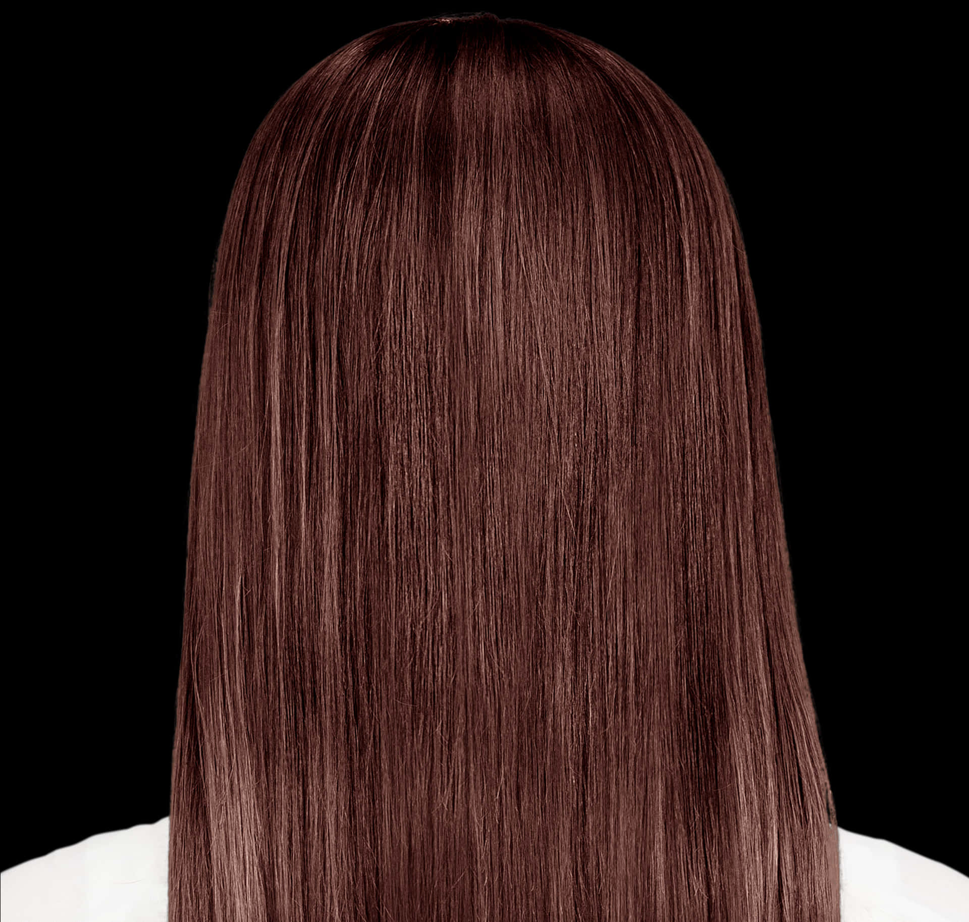 Brown Straight Hair Wig PNG Image