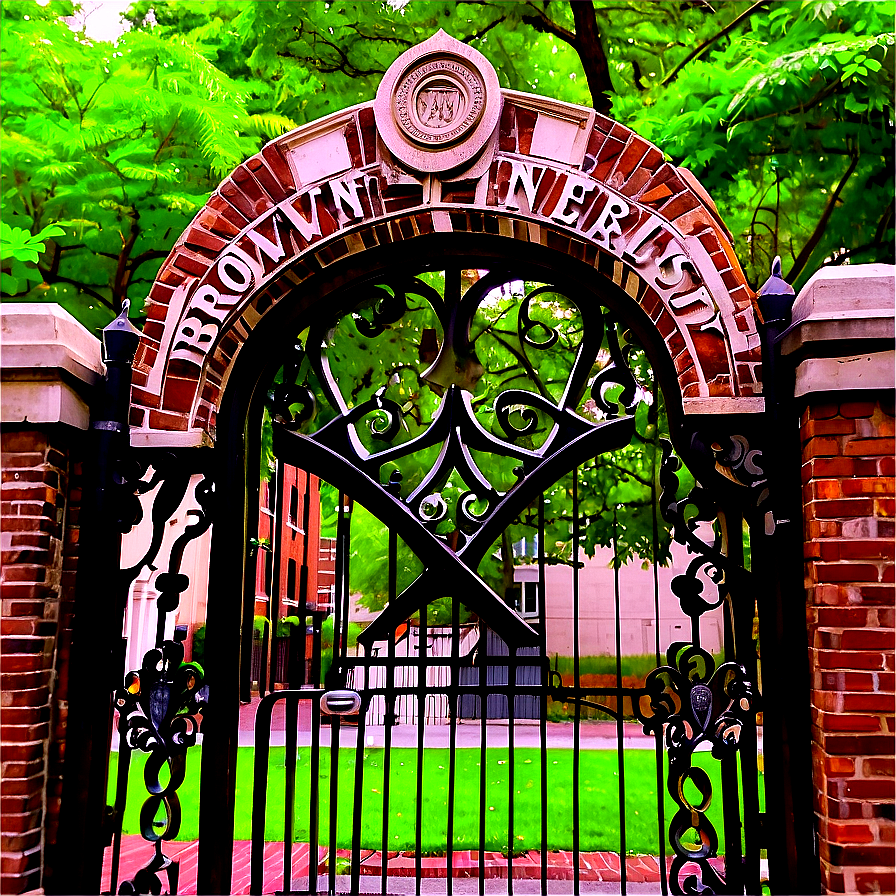 Brown University Gate Png Ugc25 PNG Image