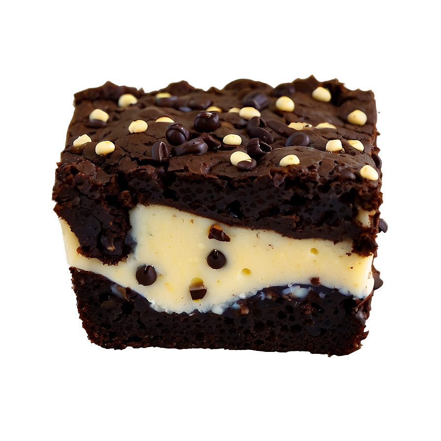 Brownie With Cookie Dough Png Uxq PNG Image