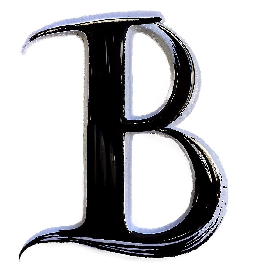 Brush Stroke Letter B Png Ske93 PNG Image