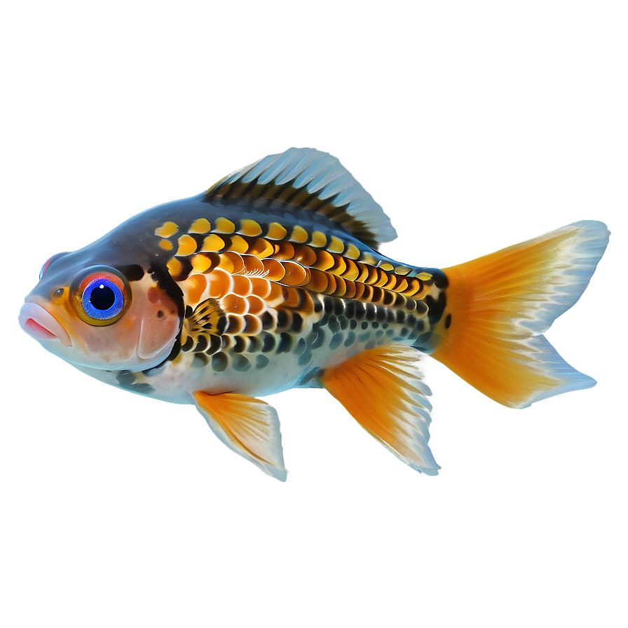 Bubble Eye Goldfish Png Qsn PNG Image