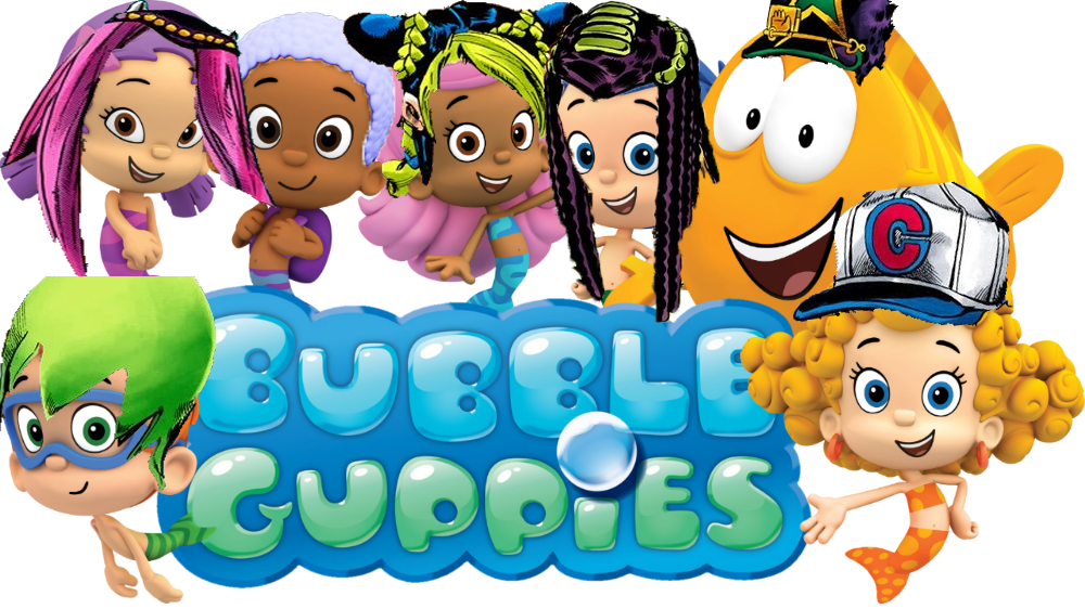 Bubble Guppies Characters Promo PNG Image