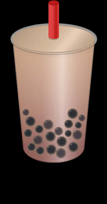 Bubble Tea Illustration PNG Image