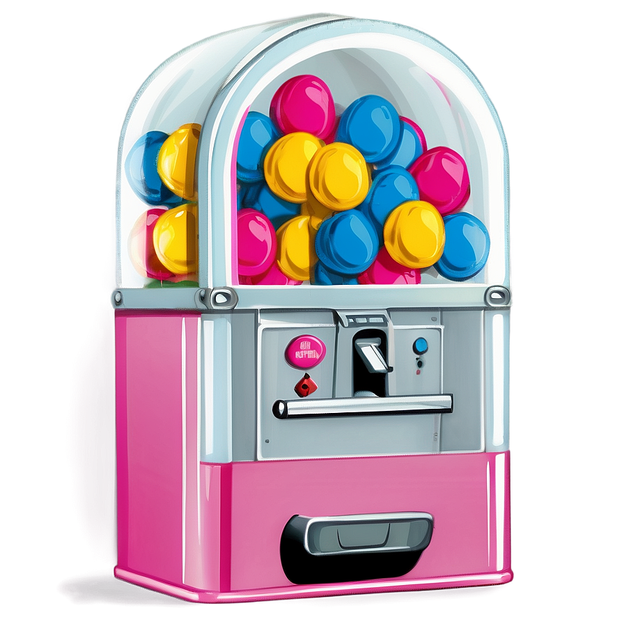 Bubblegum Machine Png 06252024 PNG Image