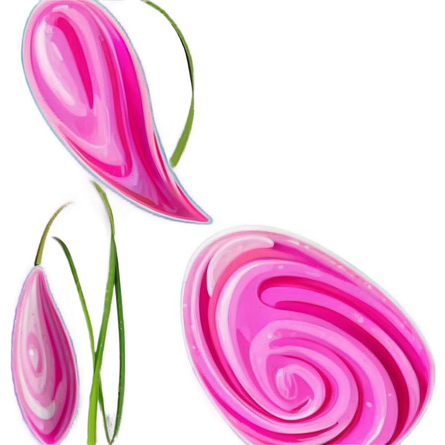 Bubblegum Pink Swirl Png Acj PNG Image