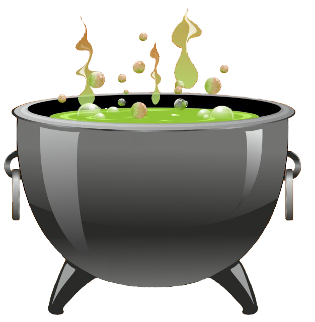 Bubbling Cauldron Clipart PNG Image