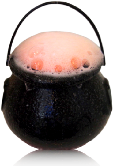 Bubbling Cauldron Foamy Potion PNG Image