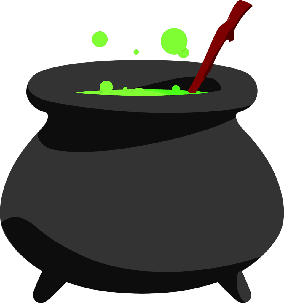 Bubbling Cauldron Vector PNG Image