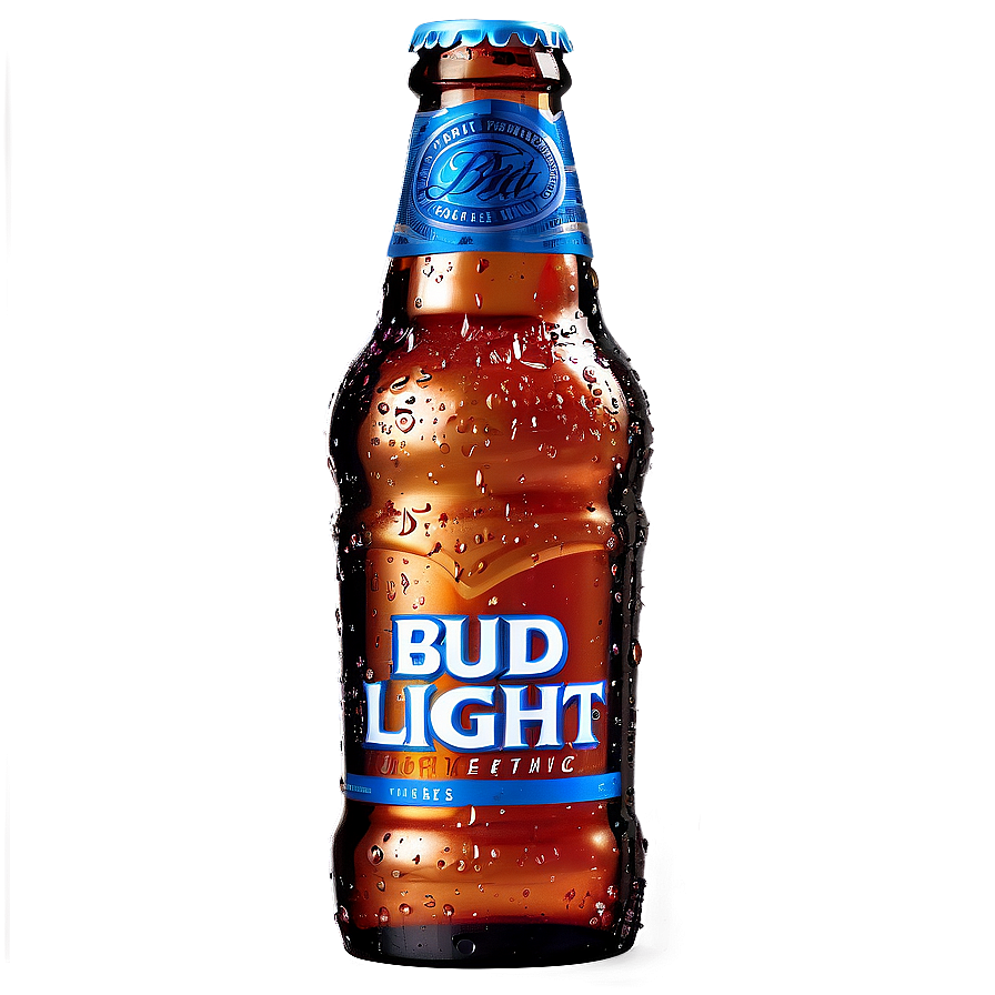 Bud Light Bottle Isolated Png 06272024 PNG Image