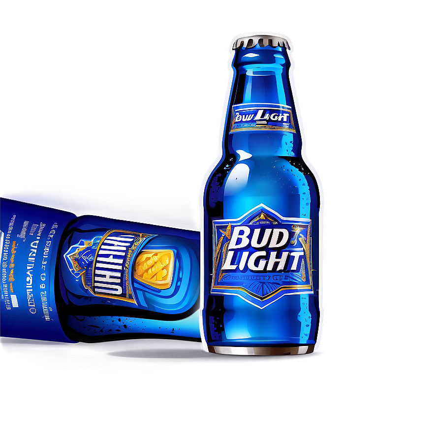 Bud Light Bottle Vector Png 53 PNG Image