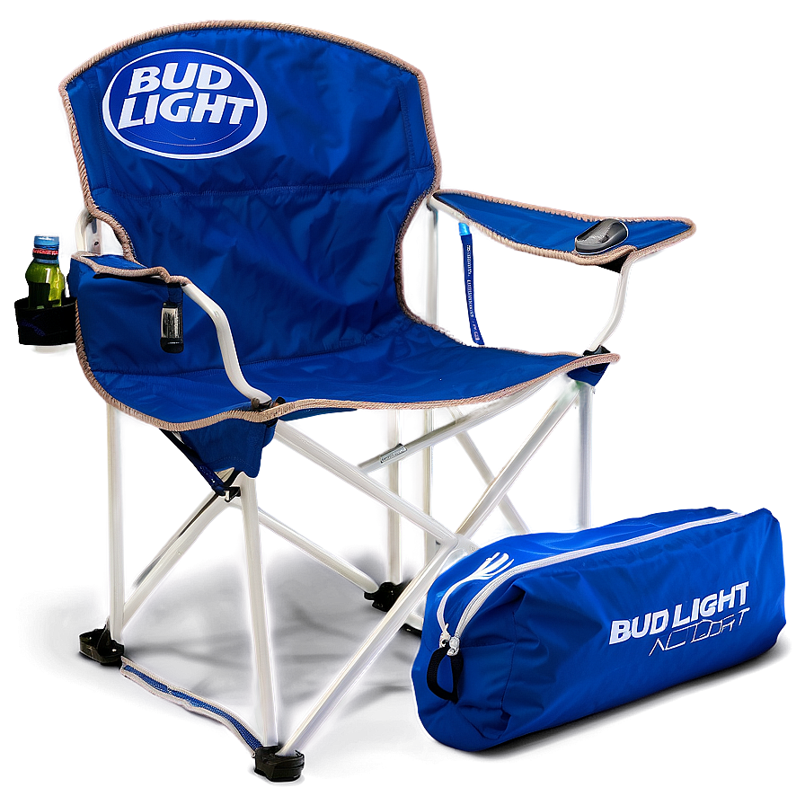 Bud Light Camping Chair Png 05232024 PNG Image