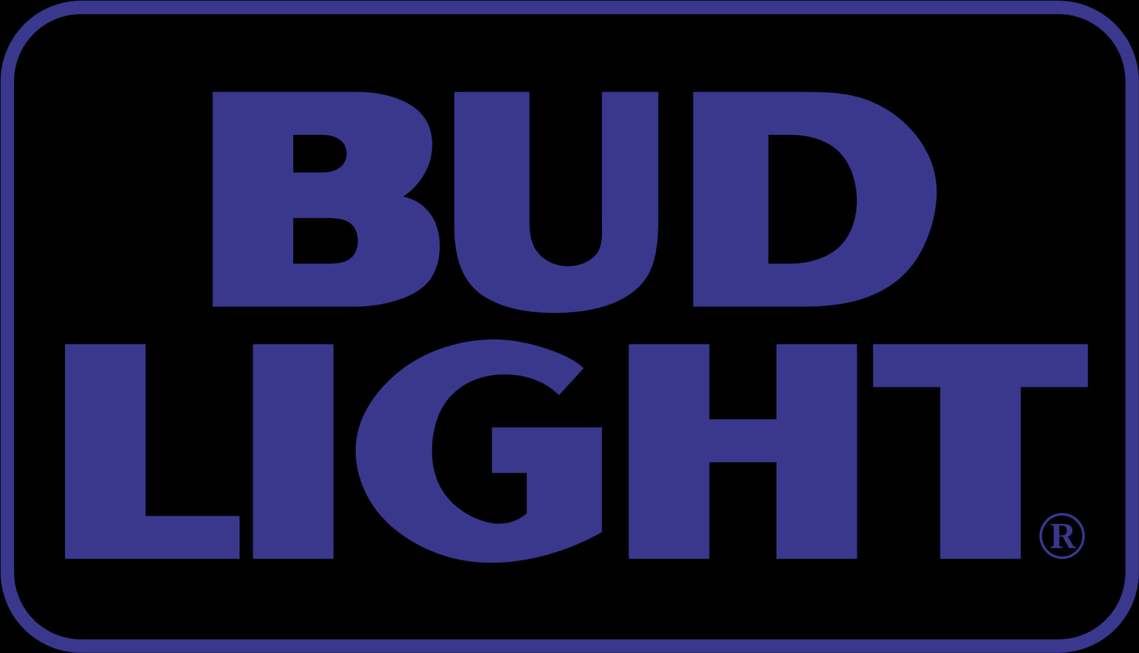 Bud Light Logo Purple Background PNG Image