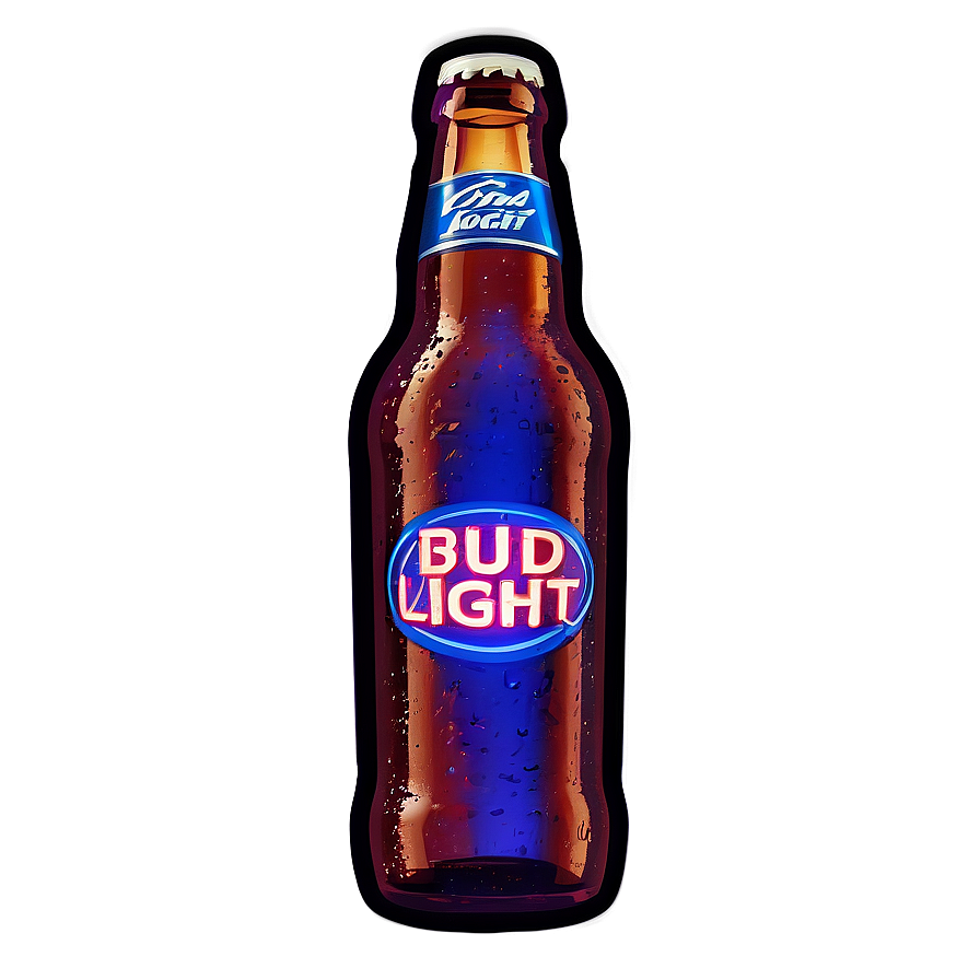 Bud Light Neon Sign Png Ihm PNG Image