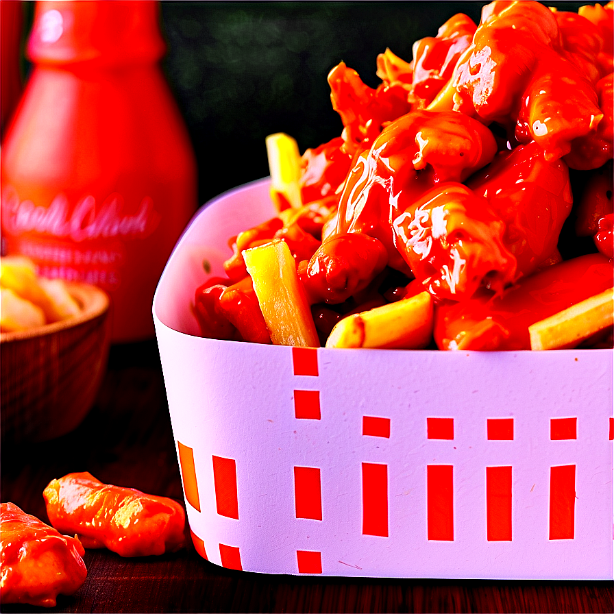 Buffalo Chicken Poutine Treat Png Hvu30 PNG Image