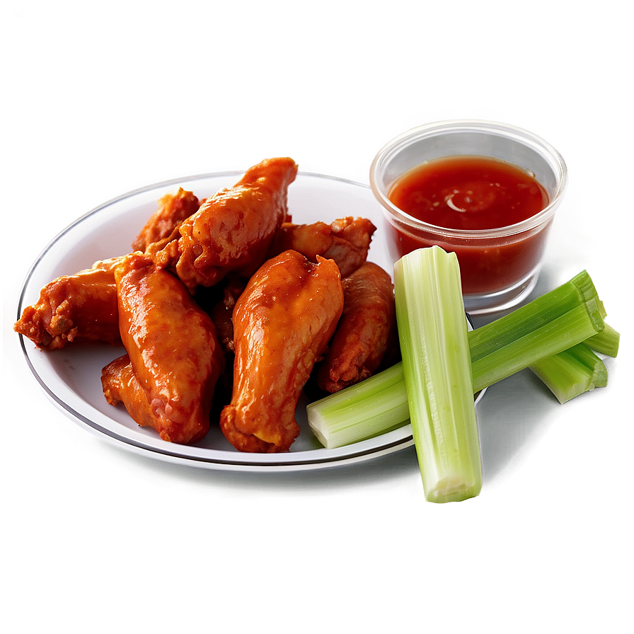 Buffalo Wings And Celery Png Hum PNG Image