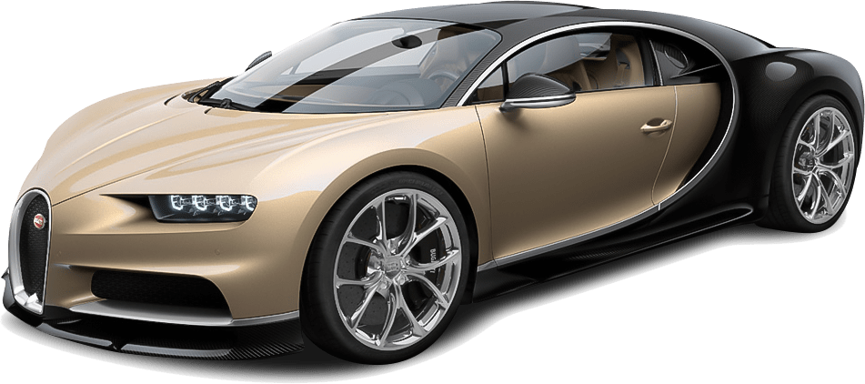 Bugatti Chiron Luxury Sports Car PNG Image