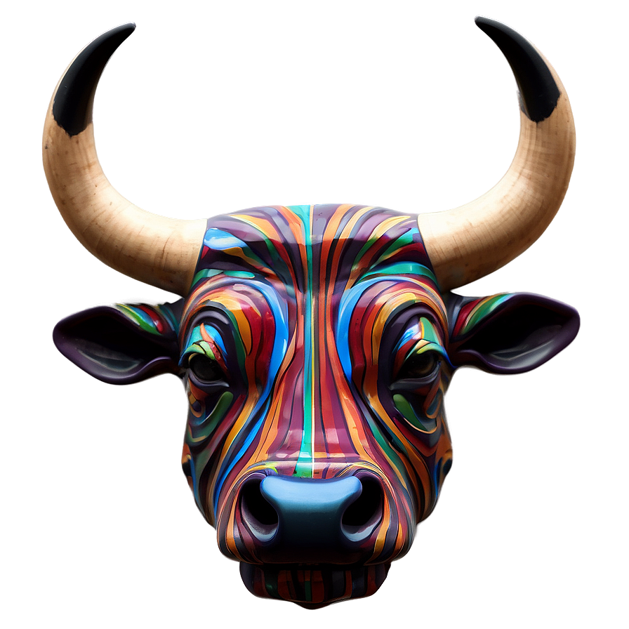 Bull Head Street Art Png 35 PNG Image