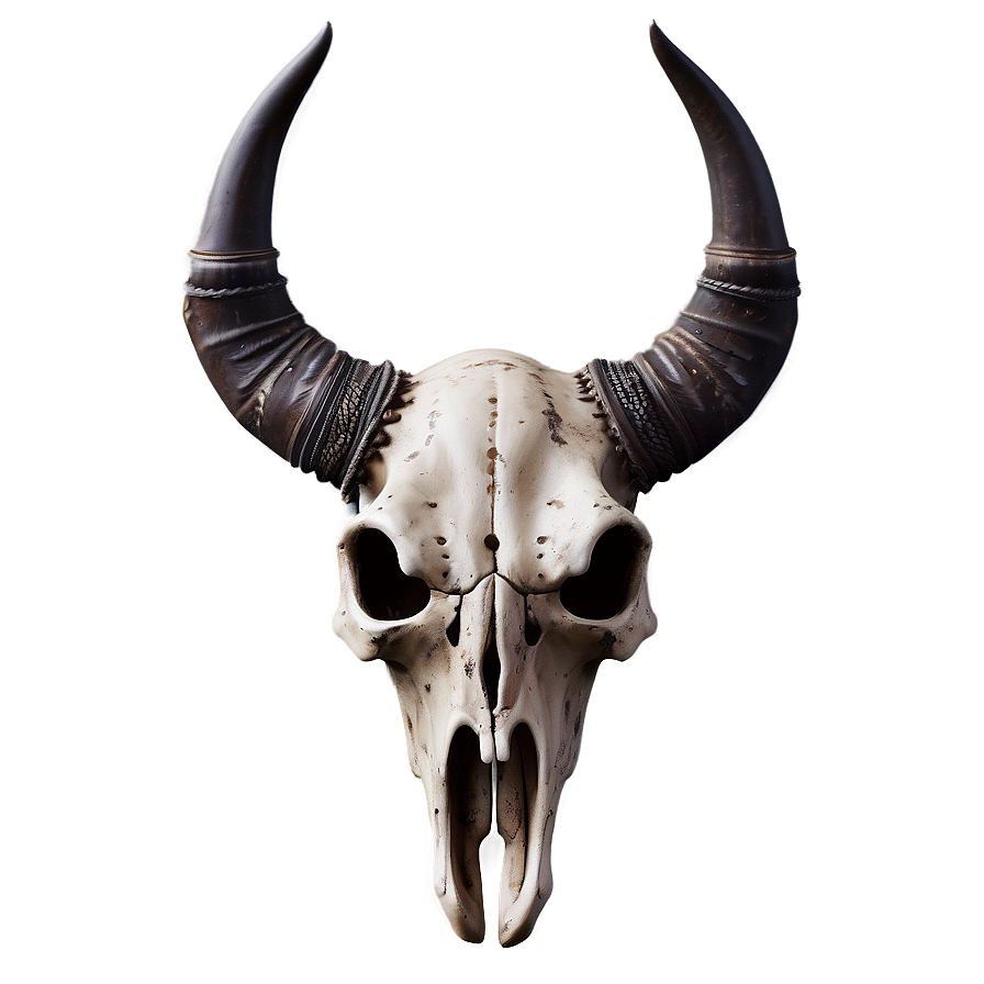 Bull Skull In Gothic Style Png 06122024 PNG Image