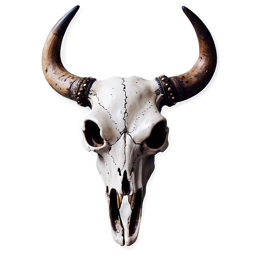 Bull Skull In Gothic Style Png 06122024 PNG Image