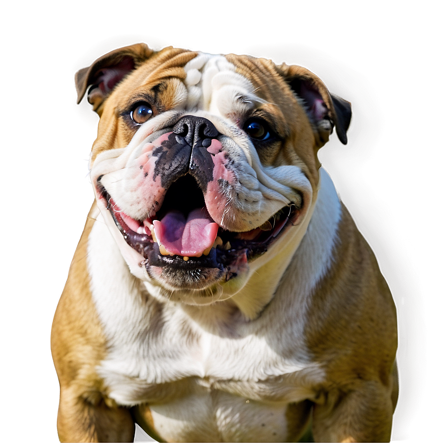 Bulldog In Park Png Adg PNG Image