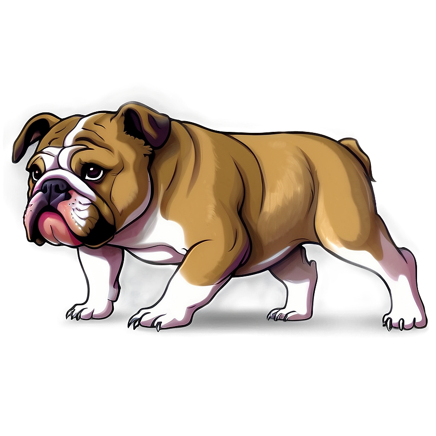 Bulldog Sketch Png 86 PNG Image