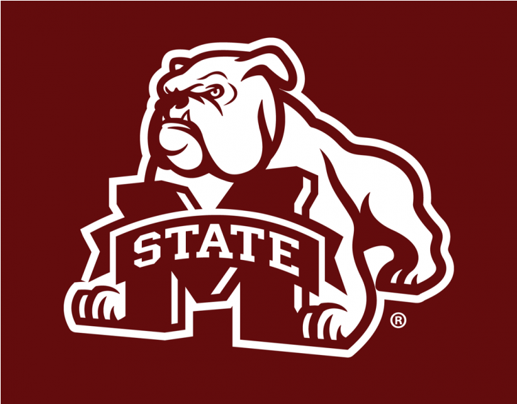 Bulldog State Mascot Logo PNG Image