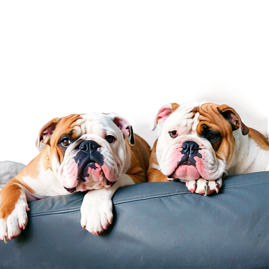 Bulldogs Chilling At Home Png Lla54 PNG Image