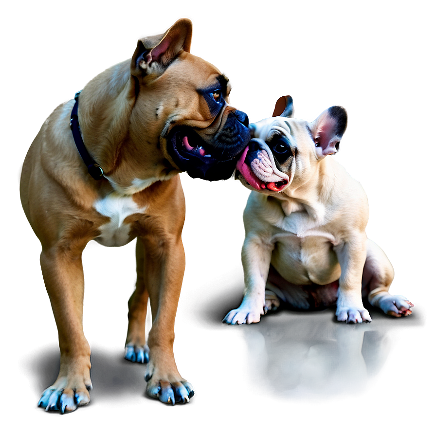 Bulldogs Meeting New Animals Png Ynj24 PNG Image