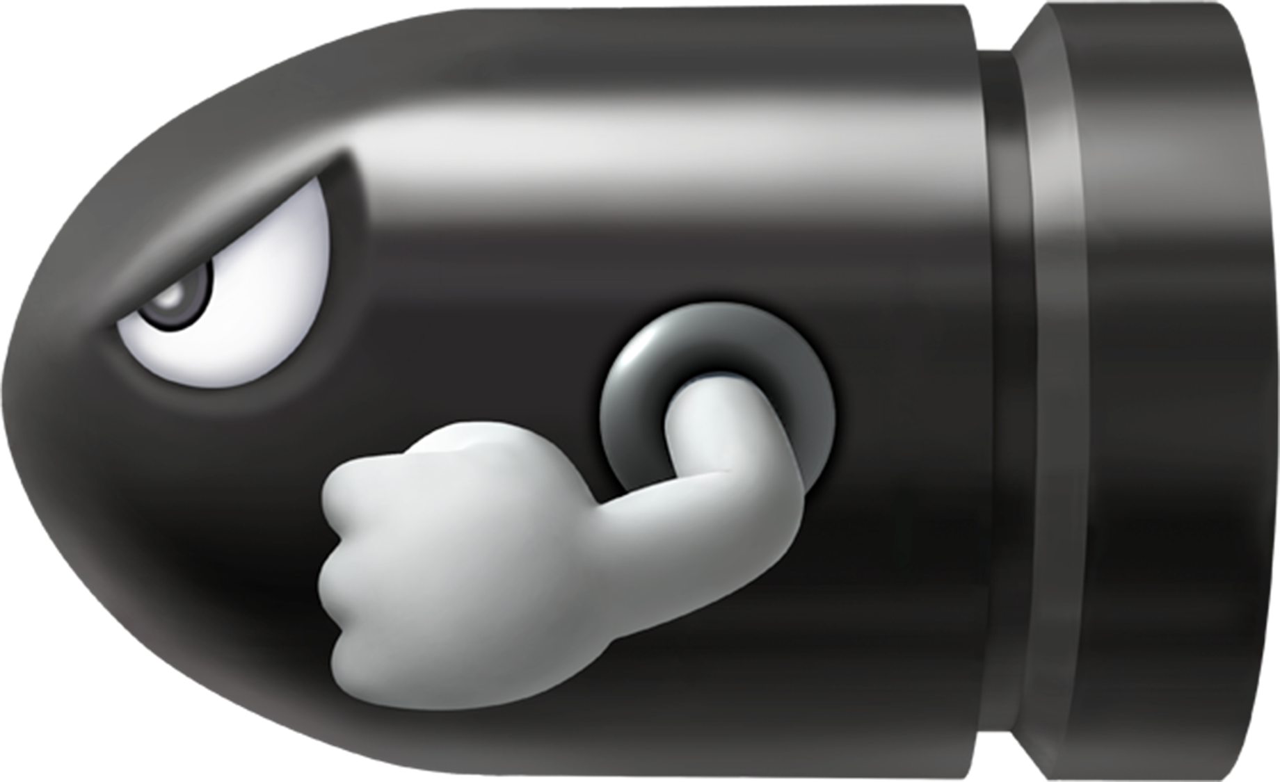 Bullet Bill Character Graphic PNG Image