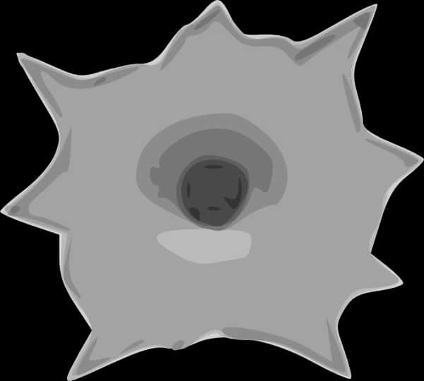 Bullet Hole Graphic Illustration PNG Image