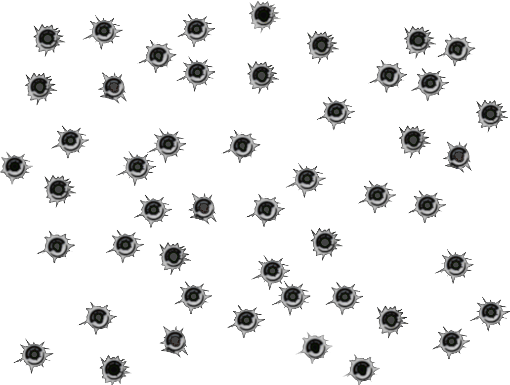 Bullet_ Holes_ Pattern_ Background PNG Image