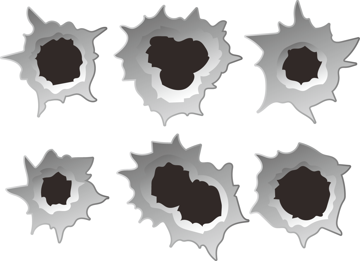 Bullet Holes Texture PNG Image