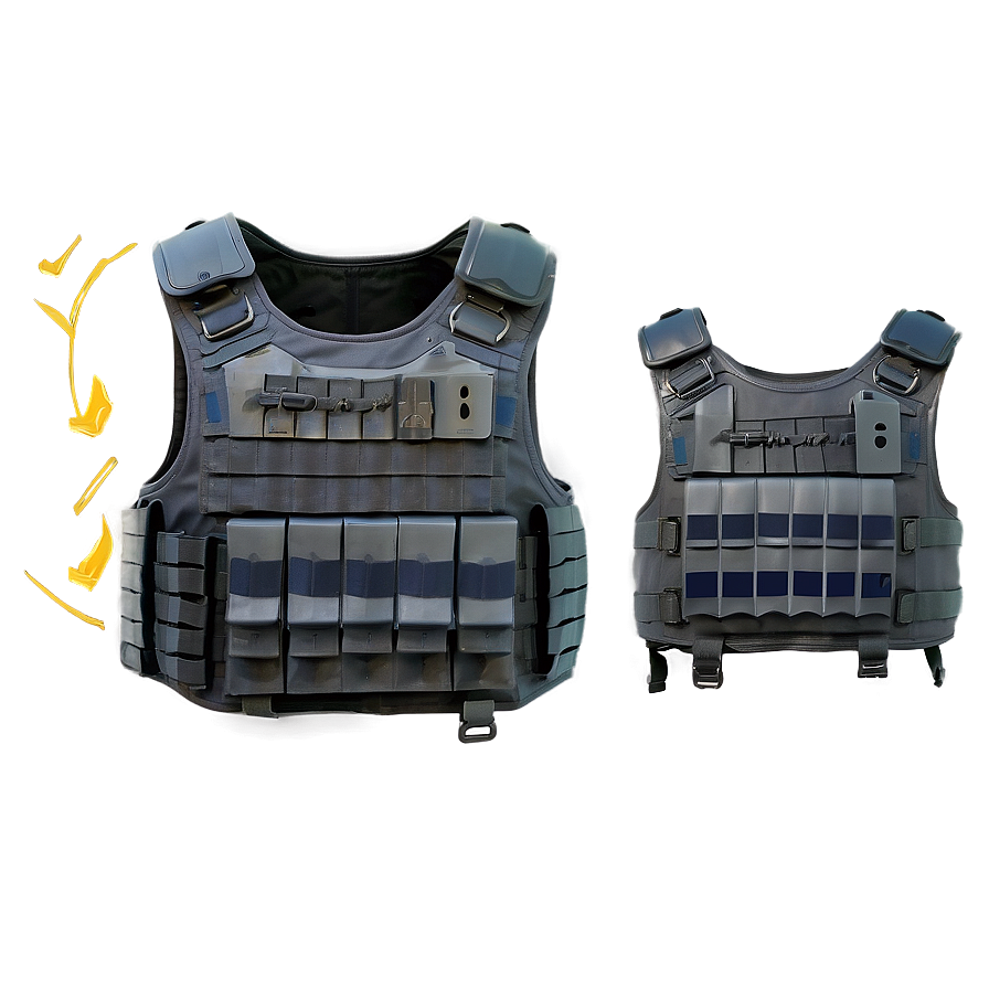 Bulletproof Vest Design Png 7 PNG Image