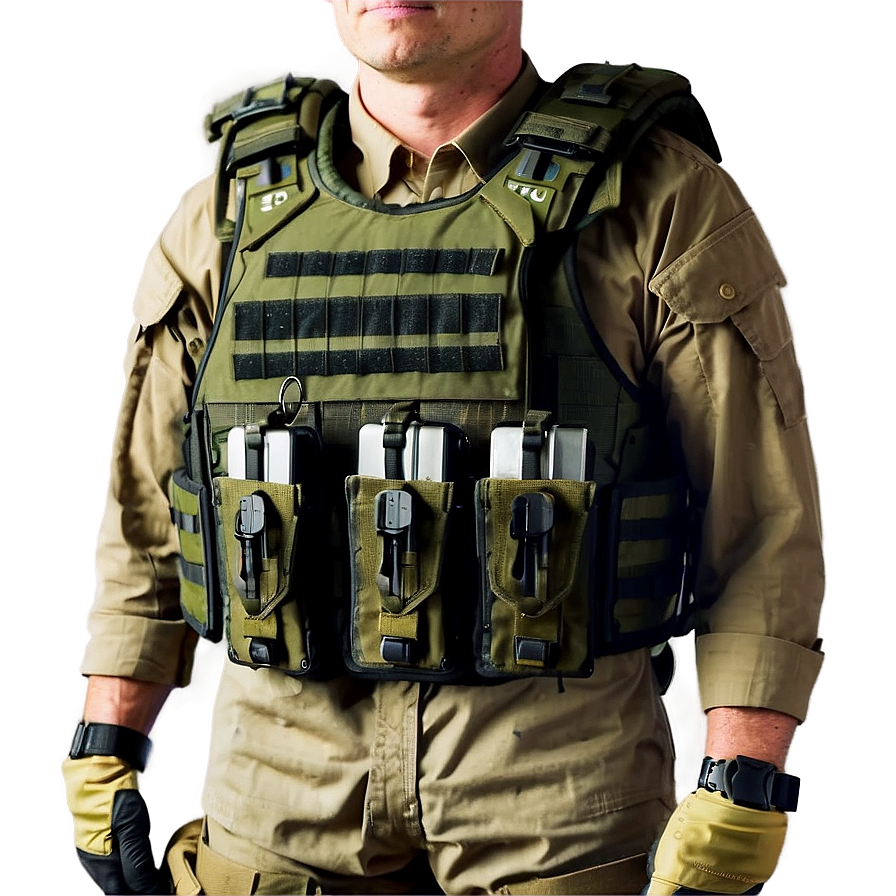 Bulletproof Vest In Action Png Qss PNG Image