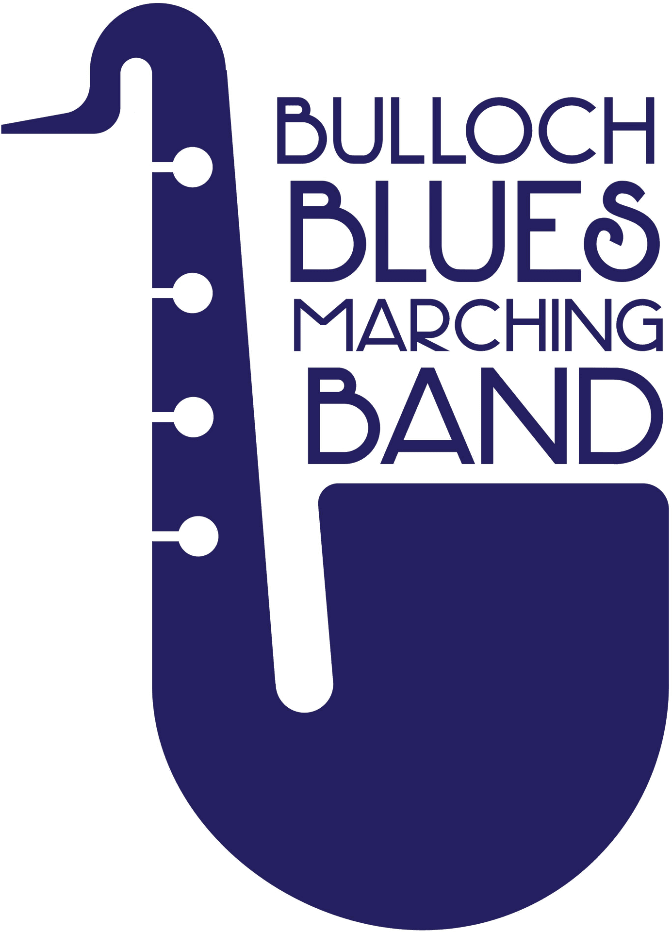 Bulloch Blues Marching Band Logo PNG Image