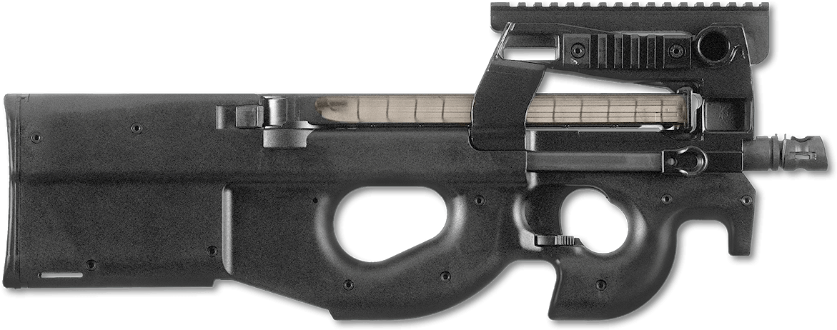 Bullpup_ Style_ Rifle PNG Image