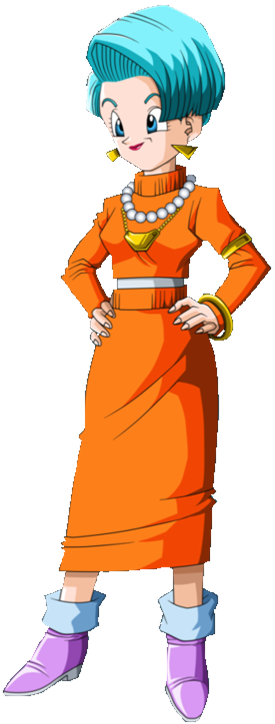 Bulma Classic Orange Dress D B Z PNG Image