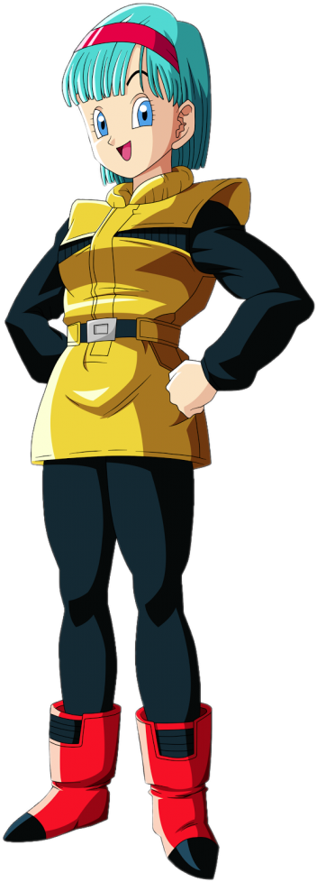 Bulma Classic Yellow Dress D B Z PNG Image