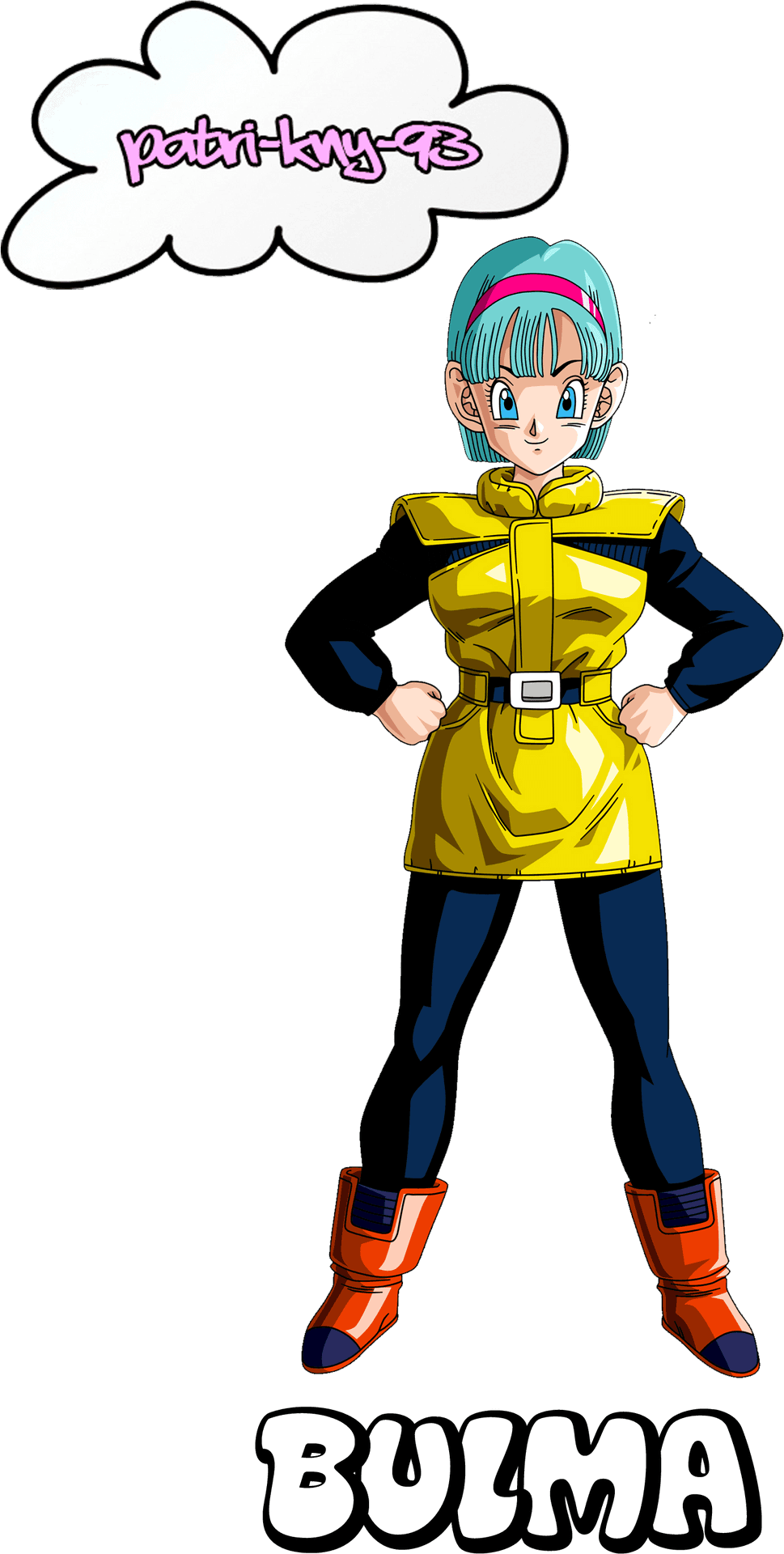 Bulma D B Z Character Vector Art PNG Image