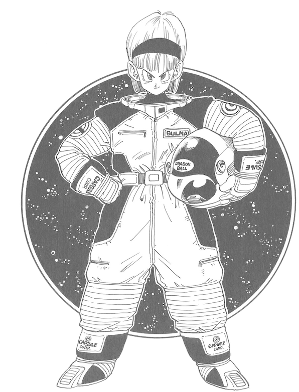 Bulmain Space Suit Dragon Ball PNG Image