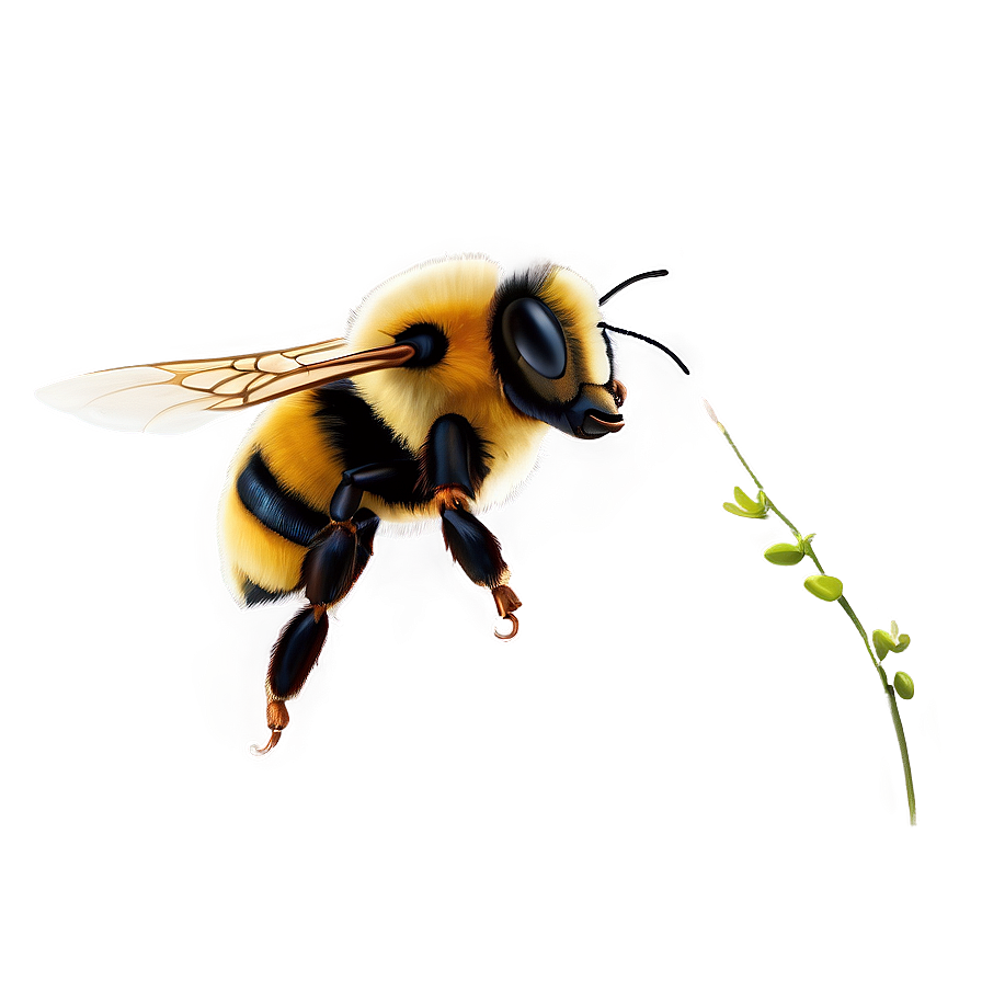 Bumblebee In Flight Transparent Png Icq PNG Image