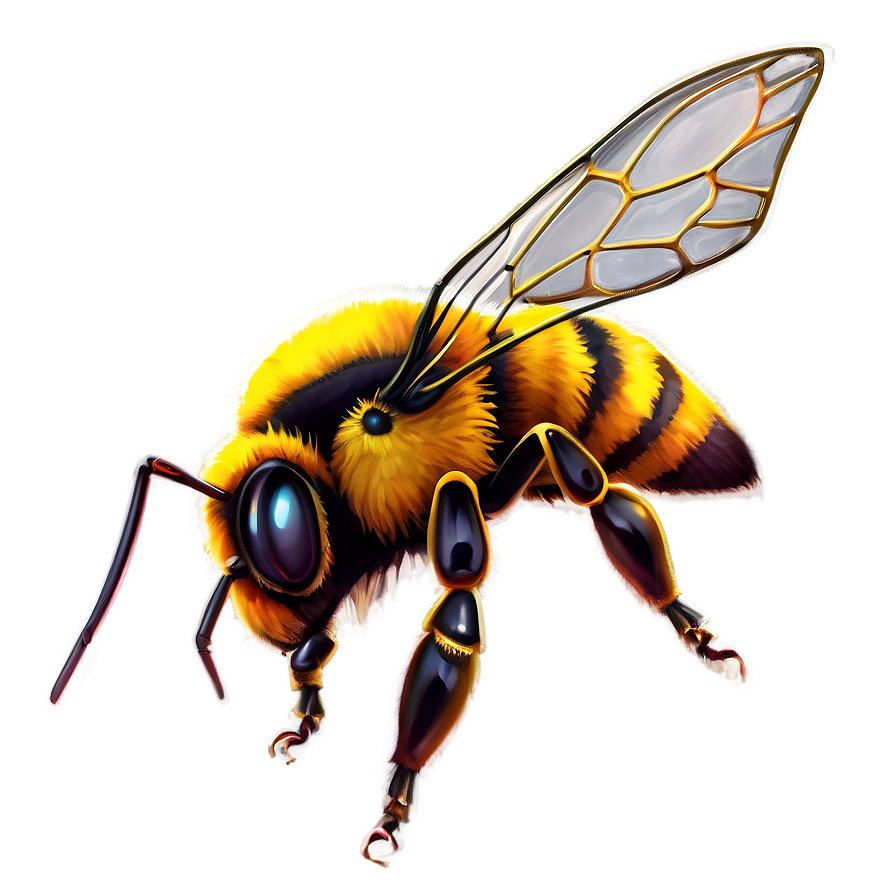 Bumblebee With Wings Spread Png 05252024 PNG Image