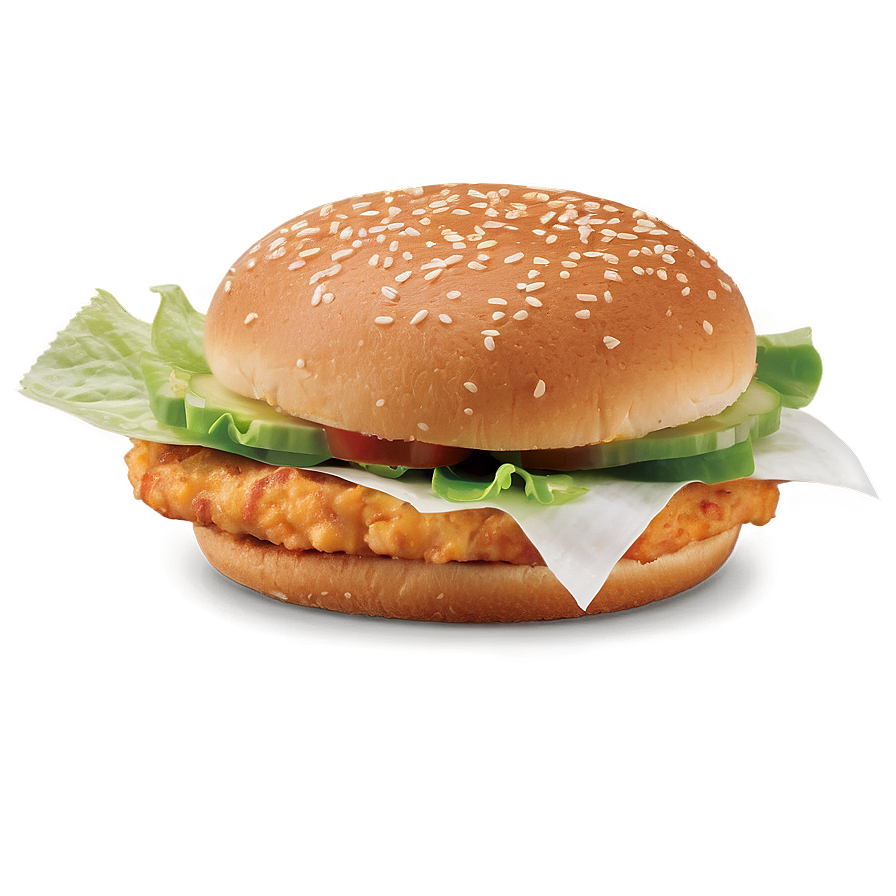 Burger King Chicken Sandwich Png Ybm86 PNG Image